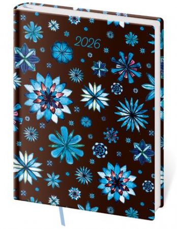 Diář denní B6 Vario Lyra - Nocturno 2026 / 16,5cm x 12cm / DV432-38-26