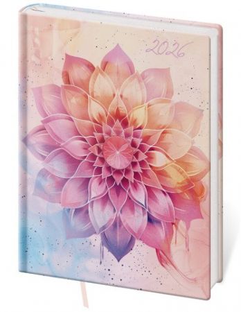 Diář denní B6 Vario Lyra - Aura 2026 / 16,5cm x 12cm / DV432-39-26