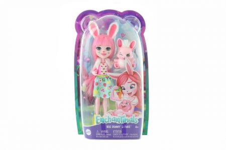Enchantimals Panenka se zvířátkem - Bree Zajíčková a Twist FXM73