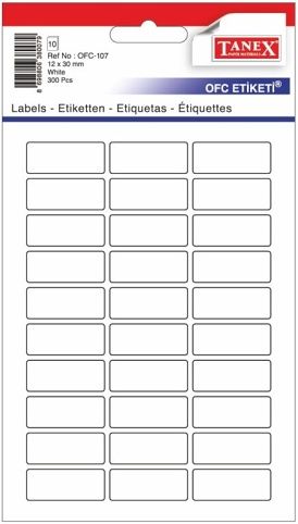 Etikety v sáčku 12 x 30 300ks OFC-107