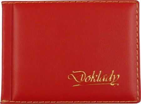 Pouzdro na doklady INO červené