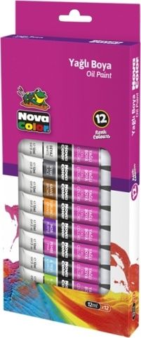 Barvy olejové 12ks 12ml NC-796