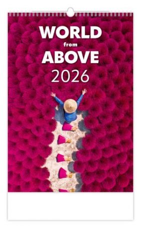 Kalendář nástěnný World from Above 2026 / 52cm x 31,5cm / N139-26