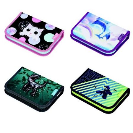 Penál prázdný mix holky a kluci, 2 chlopně