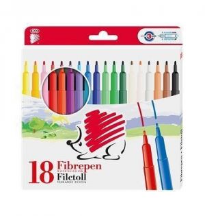 Fixy "300", 18 barev, 1mm, ICO