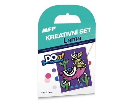 Kreativní set - Lama - písková technika