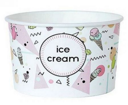 Miska papírová s potiskem 245ml 25ks ICE Cream 