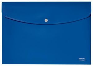 Desky s drukem "Recycle", modrá, PP, A4, LEITZ 46780035