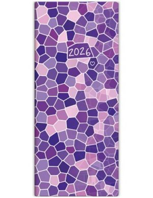 Diář kapesní - Napoli měsíční - design 1 2026 / 17,8cm x 7,7cm / PN01-01-26