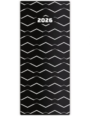 Diář kapesní - Napoli měsíční - design 3 2026 / 17,8cm x 7,7cm / PN01-03-26