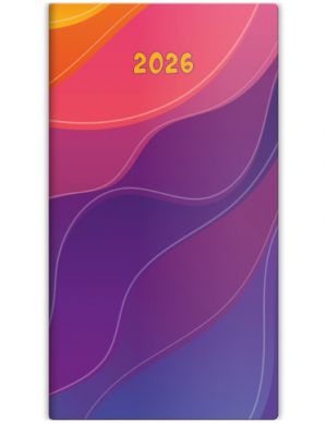 Diář kapesní - Napoli čtrnáctidenní - design 6 2026 / 15,4cm x 8,5cm / PN02-06-26