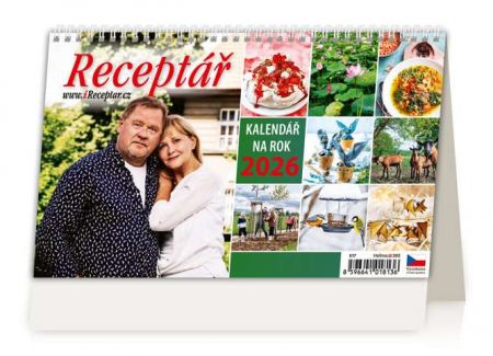 Kalendář stolní Receptář 2026 / 16,9cm x 22,6cm / S17-26