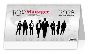Kalendář stolní Top Manager 2026 / 19,5cm x 32cm / S61-26