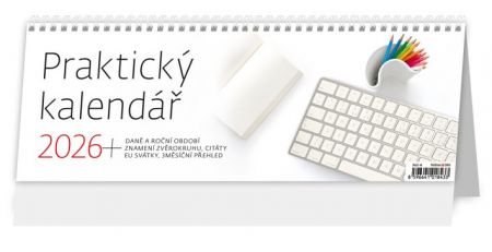 Kalendář stolní Praktický kalendář 2026 / 15,6cm x 33,6cm / S62-26-A