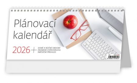 Kalendář stolní Plánovací kalendář 2026 / 17cm x 30,1cm / S63-26