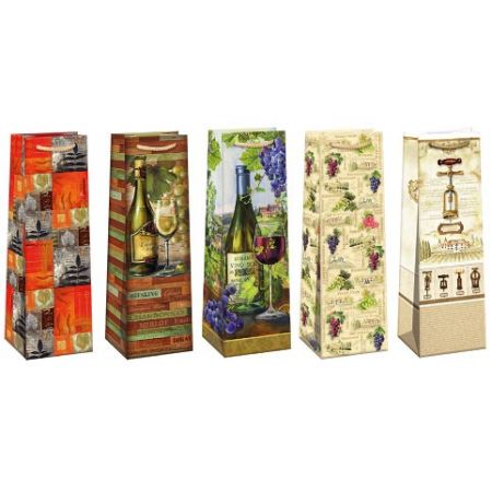 ARGUS Dárková papírová taška 12 x 40 cm mix 12 ks 07350001