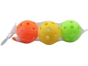 Míčky 7 cm, 3 ks v síťce