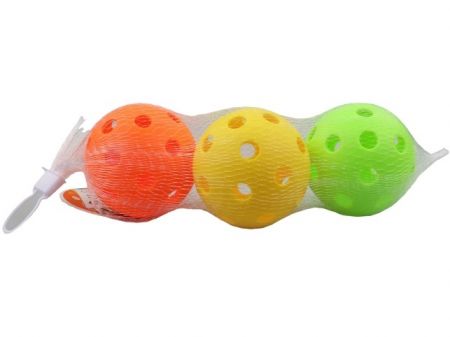 Míčky 7 cm, 3 ks v síťce