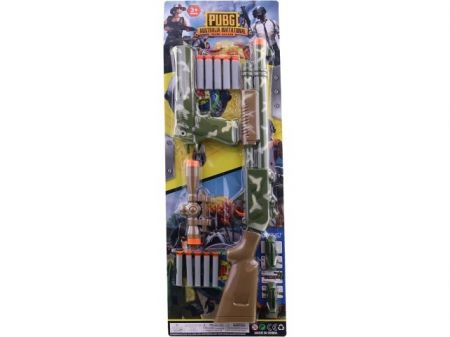 Samopal s příslušenstvím na kartě