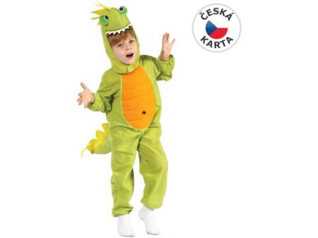 Šaty na karneval - dinosaurus, 92-104cm