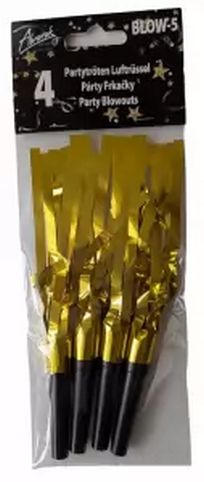 Párty frkačky 4ks č. BLOW-5 ke oslavé, karneval, silvestr, maturák