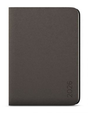 Diář měsíční s notesem - DiNo - B5 - šedá 2026 / 23cm x 16cm / BMN22-31-26