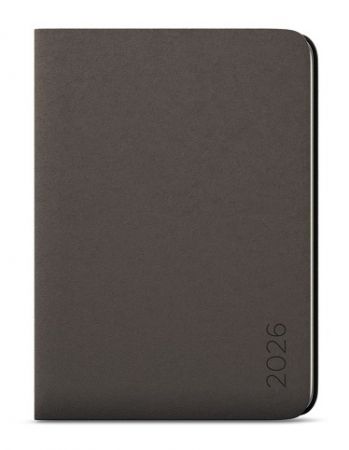 Diář měsíční s notesem - DiNo - B5 - šedá 2026 / 23cm x 16cm / BMN22-31-26