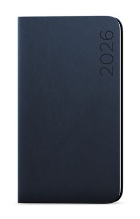 Diář týdenní - Jakub - Nuba - kapesní - antracitová 2026 / 15cm x 7,5cm / BTJ22-14-26