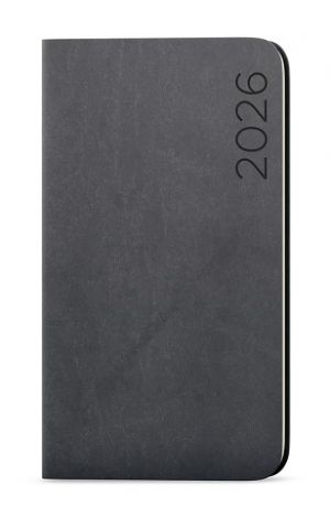 Diář týdenní - Jakub - Nuba - kapesní - šedá 2026 / 15cm x 7,5cm / BTJ22-31-26