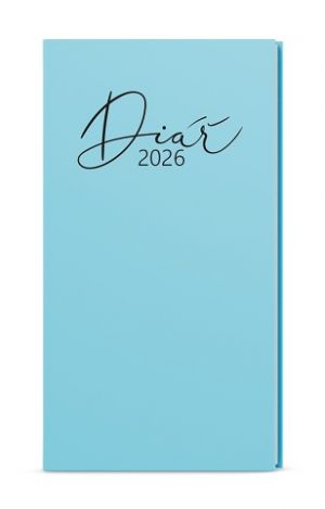 Diář týdenní - Jakub - Pastel - kapesní - modrá 2026 / 15cm x 7,5cm / BTJ9P-11-26