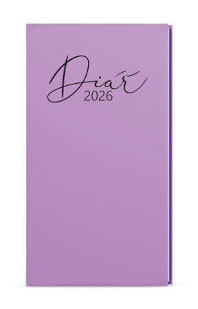 Diář týdenní - Jakub - Pastel - kapesní - fialová 2026 / 15cm x 7,5cm / BTJ9P-40-26