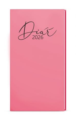 Diář týdenní - Jakub - Pastel - kapesní - růžová 2026 / 15cm x 7,5cm / BTJ9P-51-26