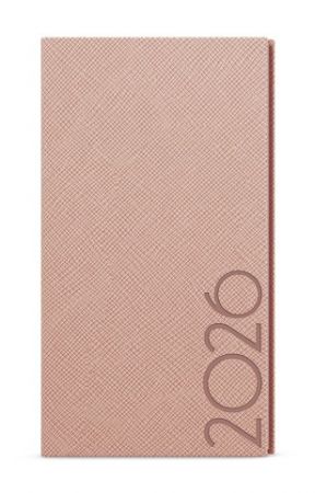 Diář týdenní - Jakub - Tora - kapesní - pudrová 2026 / 15cm x 7,5cm / BTJ13-13-26