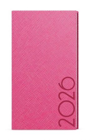 Diář týdenní - Jakub - Tora - kapesní - růžová 2026 / 15cm x 7,5cm / BTJ13-51-26