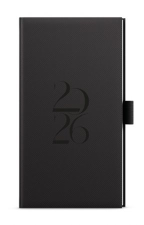 Diář týdenní - Jakub - Deny - kapesní - černá 2026 / 15cm x 7,5cm / BTJ19-2-26