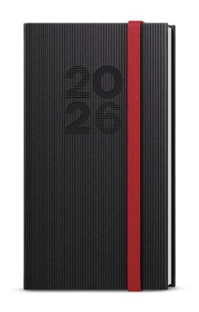 Diář týdenní - Jakub - Vigo - kapesní - černá 2026 / 15cm x 7,5cm / BTJ23-2-26