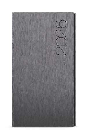 Diář týdenní - Jakub - ForMen - kapesní - Grey 2026 / 15cm x 7,5cm / BTJ30-31-26