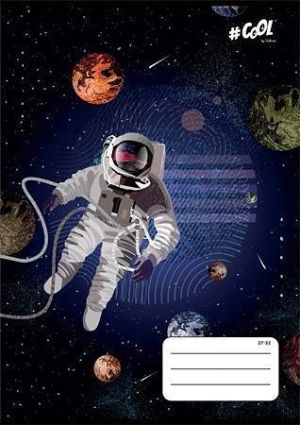 Sešit "Space", mix motivů, A5, čtverečkovaný, 32 listů, COOL BY VICTORIA