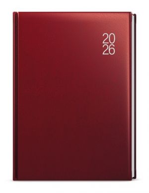 Diář týdenní - Oskar - Balacron - A5 - bordó 2026 / 20,5cm x 14,3cm / BTO7-3-26
