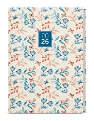 Diář týdenní - Oskar - Lamino - A5 - Motýli 2026 / 20,5cm x 14,3cm / BTO9-2-26