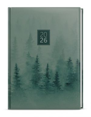 Diář týdenní - Oskar - Lamino - A5 - Les 2026 / 20,5cm x 14,3cm / BTO9-8-26