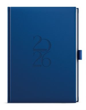 Diář týdenní - Oskar - Deny - A5 - modrá 2026 / 20,5cm x 14,3cm / BTO19-1-26