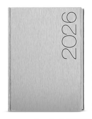 Diář týdenní - Oskar - ForMen - A5 - Silver 2026 / 20,5cm x 14,3cm / BTO30-9-26