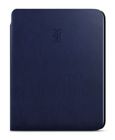Diář týdenní - Oskar - Softy - A5 - modrá 2026 / 20,5cm x 14,3cm / BTO16-1-26