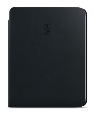 Diář týdenní - Oskar - Softy - A5 - černá 2026 / 20,5cm x 14,3cm / BTO16-2-26