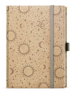 Diář týdenní - Prokop - Vivella extra - B6 - béžová - Hvězdy 2026 / 16,5cm x 12cm / BTP62-