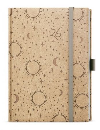 Diář týdenní - Prokop - Vivella extra - B6 - béžová - Hvězdy 2026 / 16,5cm x 12cm / BTP62-