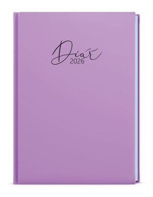 Diář týdenní - Prokop - Pastel - B6 - fialová 2026 / 16,5cm x 12cm / BTP9P-40-26