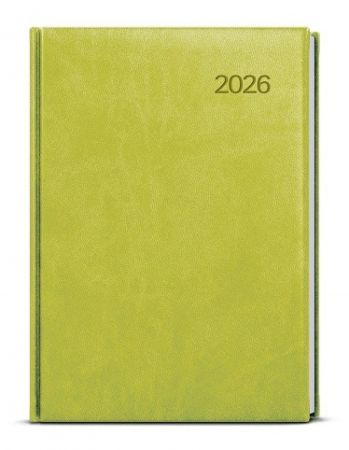 Diář denní - Ctirad - Vivella - A5 - zelená 2026 / 20,5cm x 14,3cm / BDC6-5-26