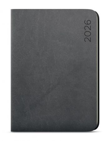 Diář denní - David - Nuba - A5 - šedá 2026 / 20,5cm x 14,3cm / BDD22-31-26